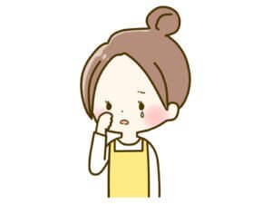 泣いている女性
